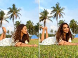 Qubool Hai actress Surbhi Jyoti looks gorgeous in affordable teal blue dress