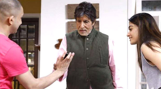 Amitabh Bachchan and Rashmika Mandanna's first look leaked from Vikas Bahl's Goodbye Amitabh Bachchan and Rashmika Mandanna's first look leaked from Vikas Bahl's Goodbye