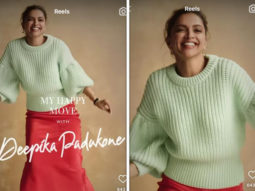 Deepika Padukone looks glorious in mint sweater and tangerine midi skirt