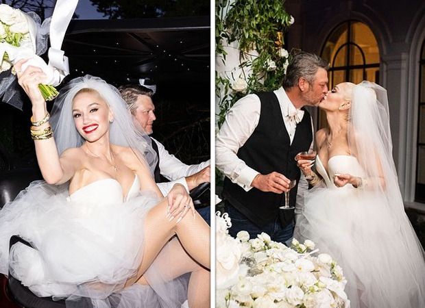 Gwen Stefani and Blake Shelton get hitched in private ceremony, check out their wedding pictures Gwen Stefani and Blake Shelton get hitched in private ceremony, check out their wedding pictures