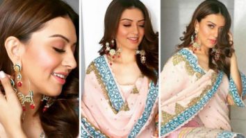 Hansika Motwani is the queen of ethnic prints in Sukriti and Aakriti sharara