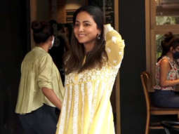 Hina Khan spotted at Starbucks in Lokhandwala Andheri