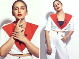 Huma Qureshi effortlessly colour blocks in a co-ord set