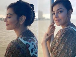 Kajal Aggarwal looks pristine in latest picture from Ganga Ghat