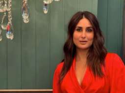Kareena Kapoor Khan looks fiery hot in a red dress as she shoots with sister Karisma Kapoor for a special project