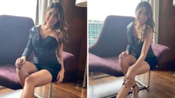 Khatron Ke Khiladi 11: Nikki Tamboli stuns in one-shoulder mini black dress for launch event