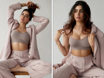 Khushi Kapoor aces power dressing in gorgeous monochrome pantsuit with nude bralette