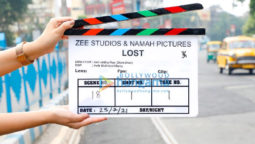 On the sets of the movie Lost