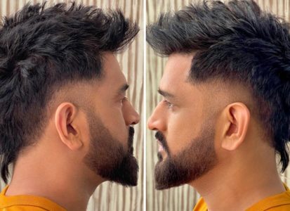 MS Dhoni gets a makeover, flaunts his new faux-hawk cut by Aalim Hakim :  Bollywood News - Bollywood Hungama