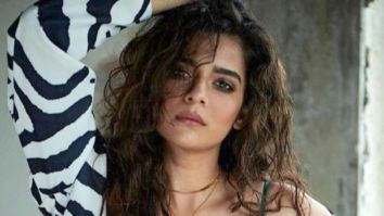 Mithila Palkar looks scintillating in green velvet bodysuit paired with animal print overlay