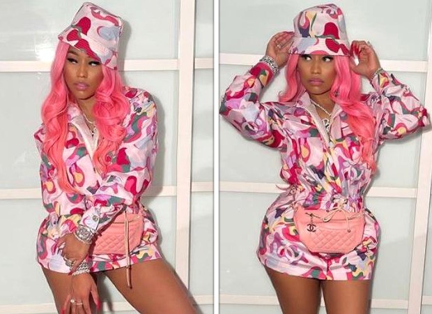 Minaj in chanel clothing <3