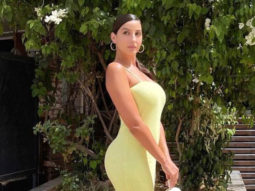 Nora Fatehi sets the internet ablaze in lime bodycon midi dress