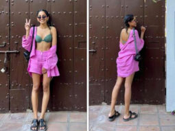 October actress Banita Sandhu raises the temperature in olive green bikini
