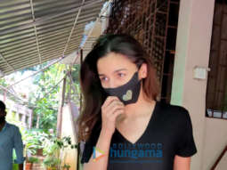 Photos: Alia Bhatt spotted at a dubbing studio