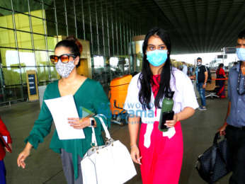Photos: Kajol and Nysa Devgan snapped at the airport