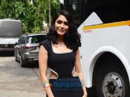 Photos: Mrunal Thakur, Bharti Singh and Haarsh Limbachiyaa snapped at Filmistan