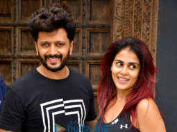 Photos: Riteish Deshmukh and Genelia D’Souza spotted at gym in Bandra