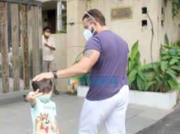 Photos: Saif Ali Khan, Inaaya Naumi Kemmu and Taimur Ali Khan snapped in the city