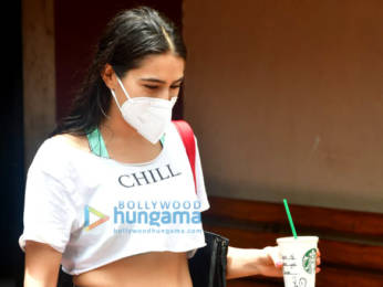 Photos: Sara Ali Khan and Janhvi Kapoor snapped at pilates studio