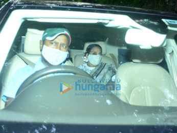 Photos: Shabana Azmi arrive at Dilip Kumar's residence to pay their last respects