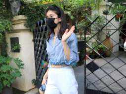 Photos: Shanaya Kapoor snapped at a salon in Bandra