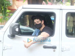 Photos: Sooraj Pancholi spotted in his new car in Bandra