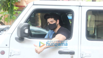 Photos: Sooraj Pancholi spotted in his new car in Bandra