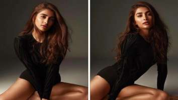 Pooja Hegde raises the temperature in black top and shorts