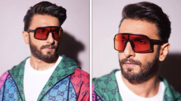Ranveer Singh colour blocks in multicolour Gucci jersey sweatshirt worth Rs. 1.4 lakh