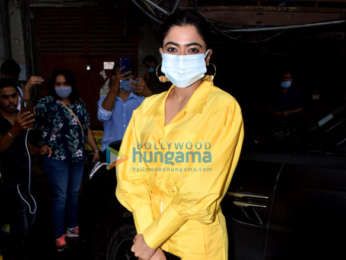 Photos: Rashmika Mandanna spotted at Monochrome Studios in Andheri