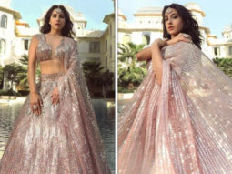 Sara Ali Khan exudes contemporary glamour in Manish Malhotra’s Nooraniyat sequinned lehenga