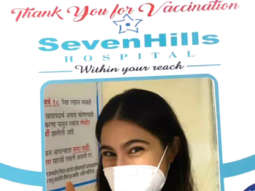 Sara Ali Khan receives first shot of COVID-19 vaccine