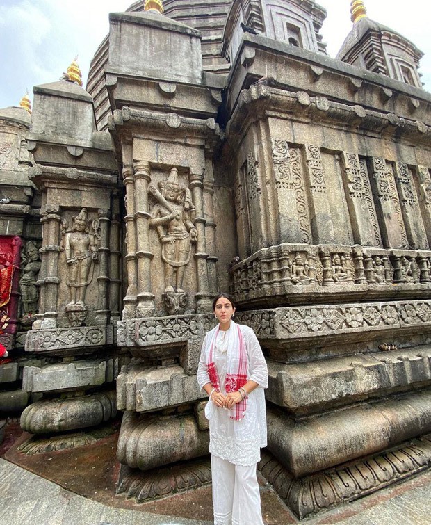 Sara Ali Khan visits the Kamakhya Temple in Assam, says 'blessed'
