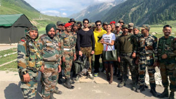 Shershaah Trailer Launch: Sidharth Malhotra, Kiara Advani and Karan Johar meet jawaans while heading to Kargil