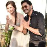 Shreyas Talpade and Giorgia Andriani kick off the shoot for Welcome To Bajrangpur