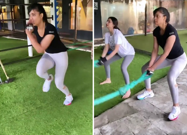 Shweta Tiwari's daughter Palak Tiwari turns her new workout buddy 