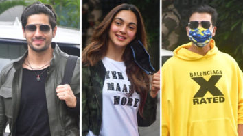 Sidharth Malhotra, Kiara Advani and Karan Johar snapped at the Kalina airport