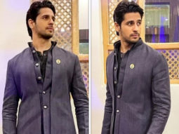 Sidharth Malhotra looks charming in a fusion kurta custom made by Kunal Rawal