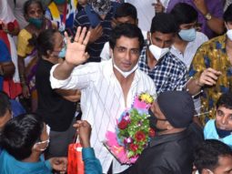 Sonu Sood celebrates his birthday with fans and followers, a large crowd gathers at his home