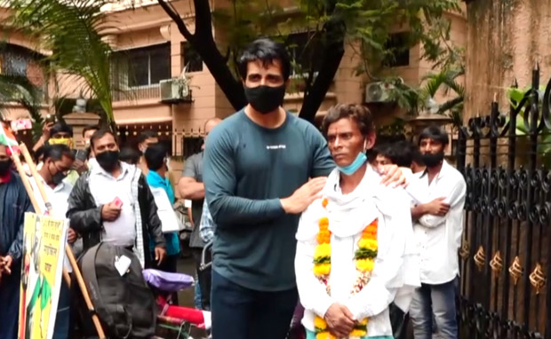 Sonu Sood's fan cycles 1200 km to meet him, watch video