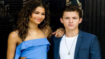 Spider-Man No Way Home stars Tom Holland and Zendaya indulge in a kiss seemingly confirming their relationship