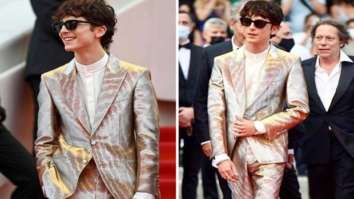 Timothée Chalamet shines bright in Tom Ford silver tuxedo and Chelsea heeled boots at Cannes Film Festival 2021 for The French Dispatch premiere