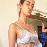 Disha Patani lifts heavy in the gym and this time it's an 80 kg barbell