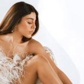 Alaya F is an absolute stunner in an all-white feathery outfit
