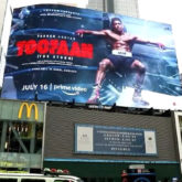 Toofaan displayed on a billboard at Times Square in NYC; Farhan Akhtar pens a note