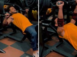 Aayush Sharma trains ‘heavy’ with a 185 kgs chest press, hits the gym after a long break
