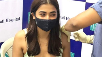 Pooja Hegde gets ‘jabbed’ with the cutest reaction before getting back to sets