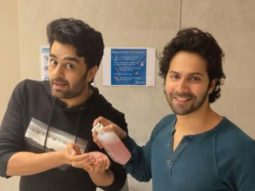 Varun Dhawan and Maniesh Paul offer sneak-peek into their filmy fun gearing up for Jug Jugg Jeeyo