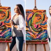 "Art has always been a huge part of me", says Sonakshi Sinha about her first piece of art ‘Anaaye’ being sold