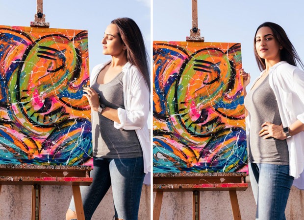 "Art has always been a huge part of me", says Sonakshi Sinha about her first piece of art ‘Anaaye’ being sold